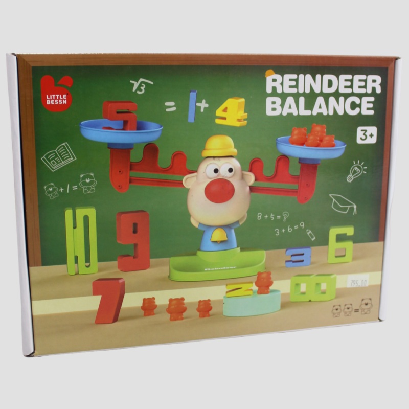 Reindeer-Shaped Balance Toy  Fun & Educational!