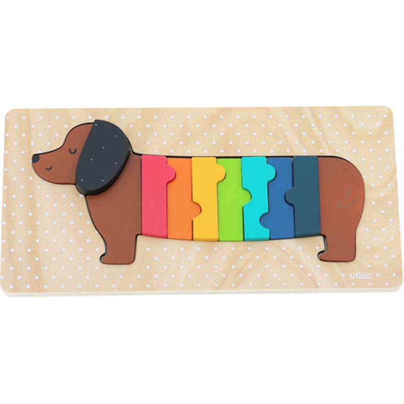 Vilac – Rainbow Dog Puzzle