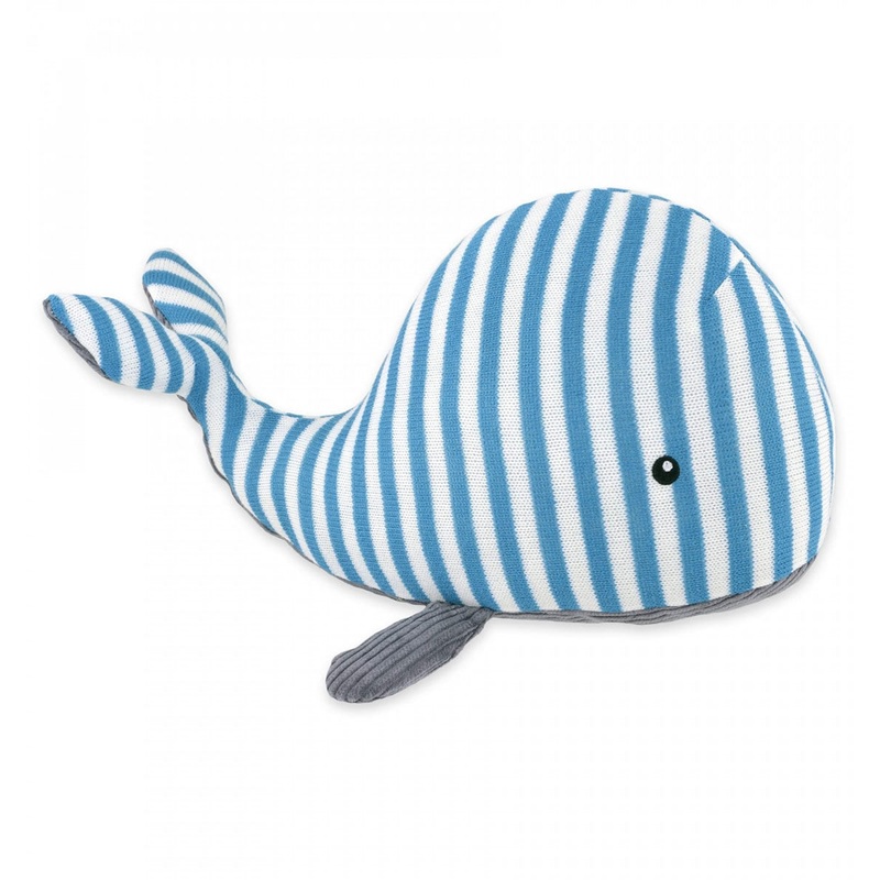 Just Born Sparkle Knit Plush Toy – Whale