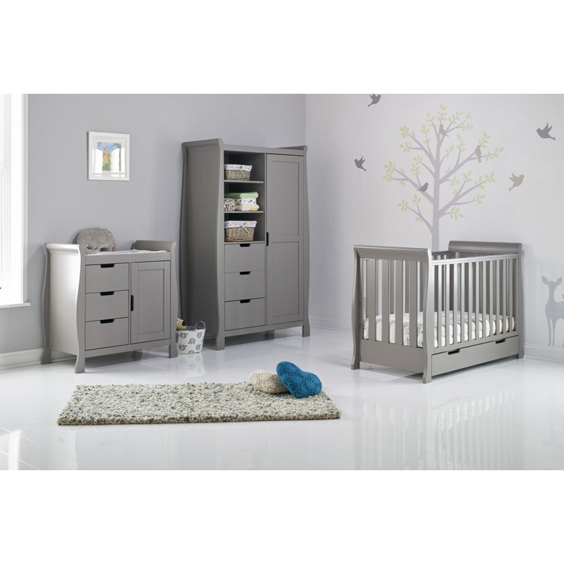 Obaby Stamford Mini 3 Piece Room Set – TAUPE GREY