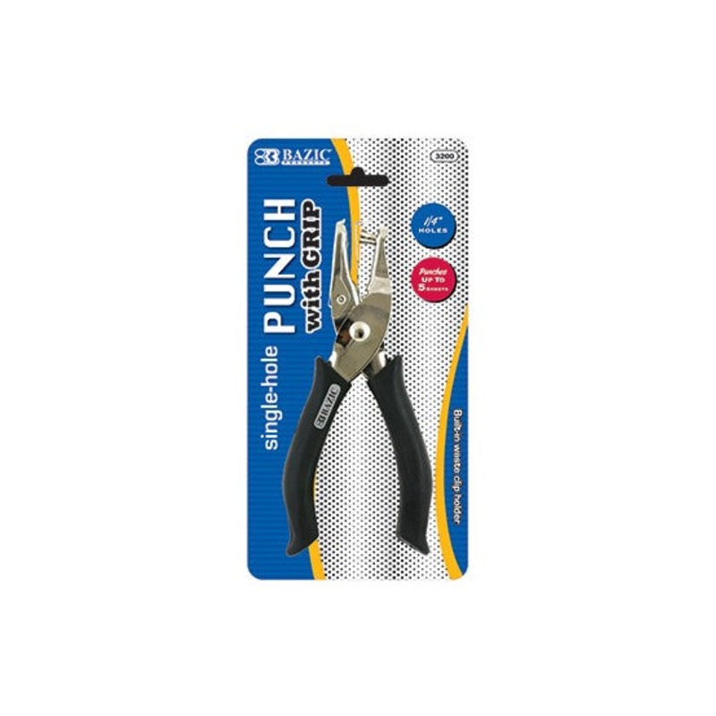 Single Hole Punch With Grip