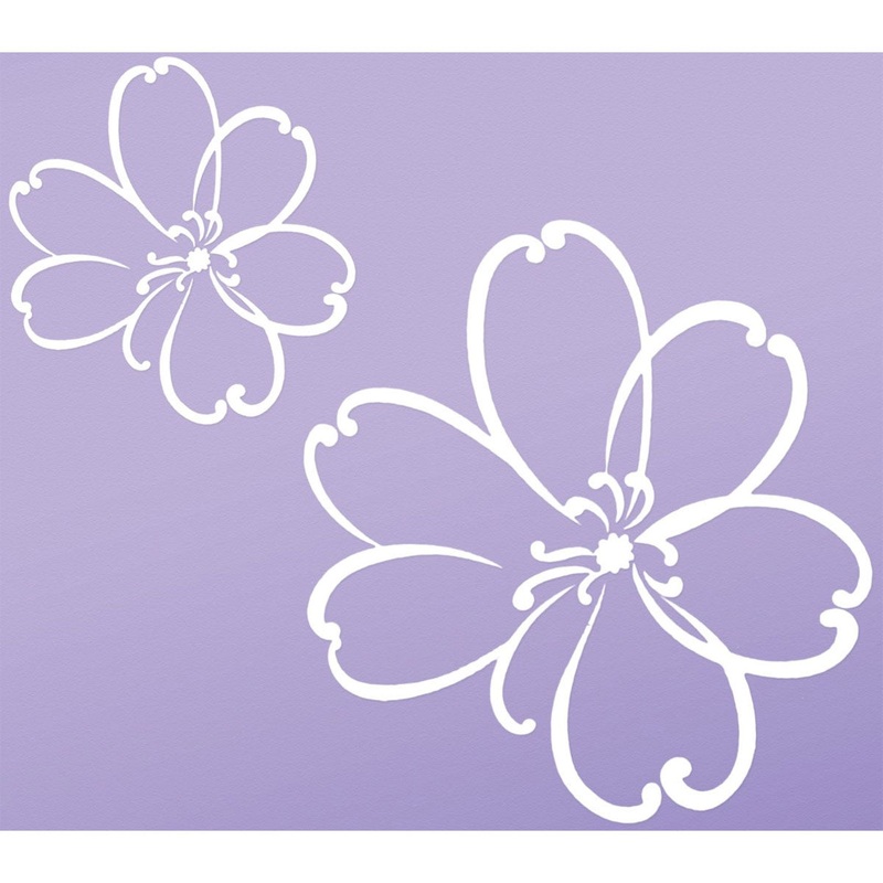 Sweet Potato LuLu Wall Decals – White (Set of 2)