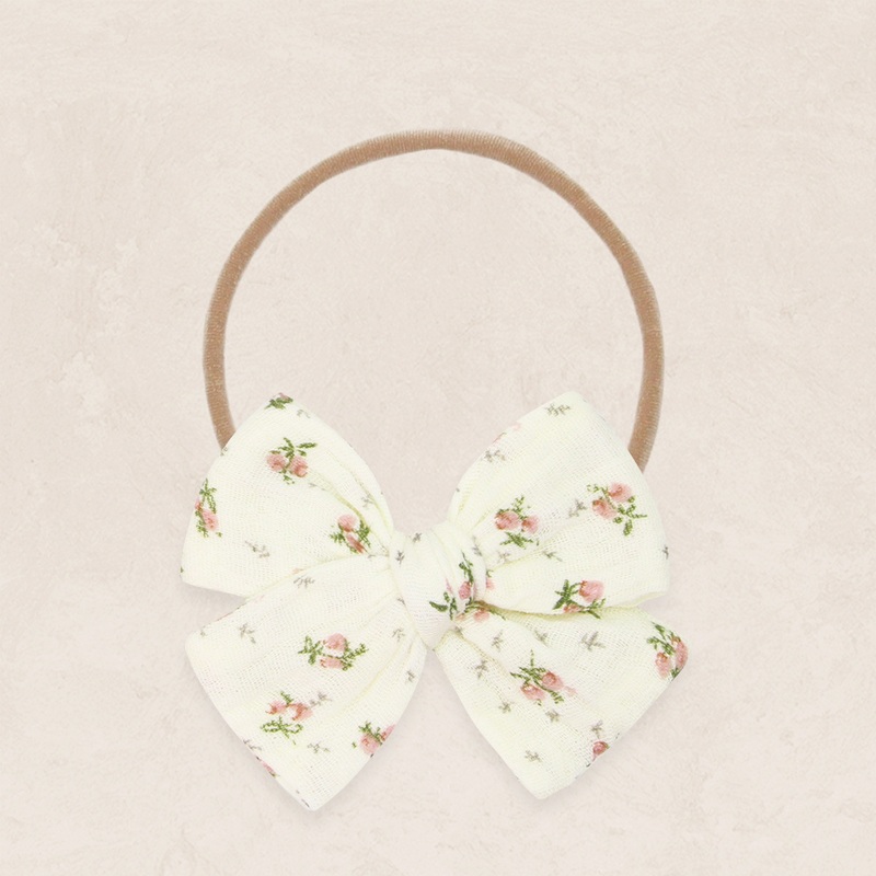 Adventure Bow – Rose Floral Headband