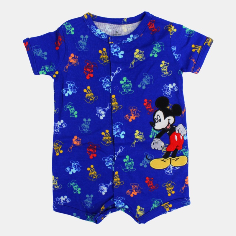 Baby Boys Cotton Romper  Mickey Mouse Design