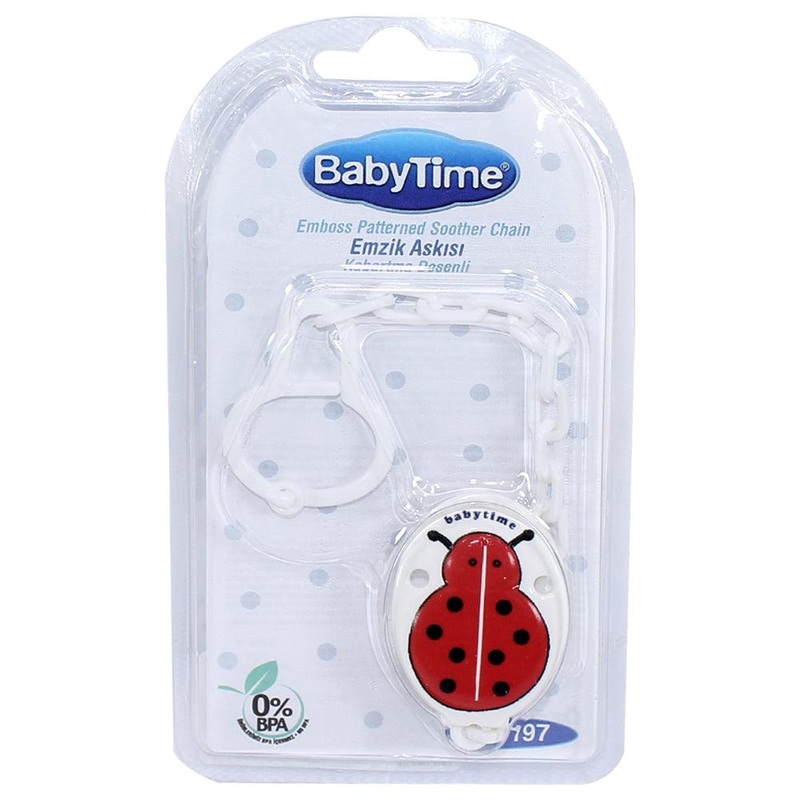 Baby Time Baby Embrossed Patterned Clips