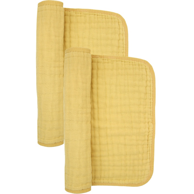 Cloud Muslin Burp Cloth 2 Pack – Honey