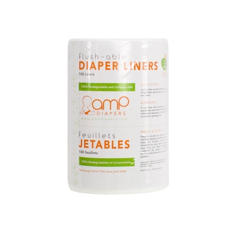 Flushable Liners -100 pack