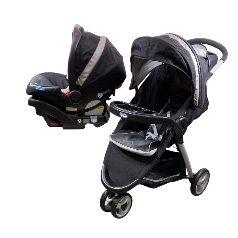 Graco FastAction Fold Sport Click Connect Travel System, 2024, Gotham