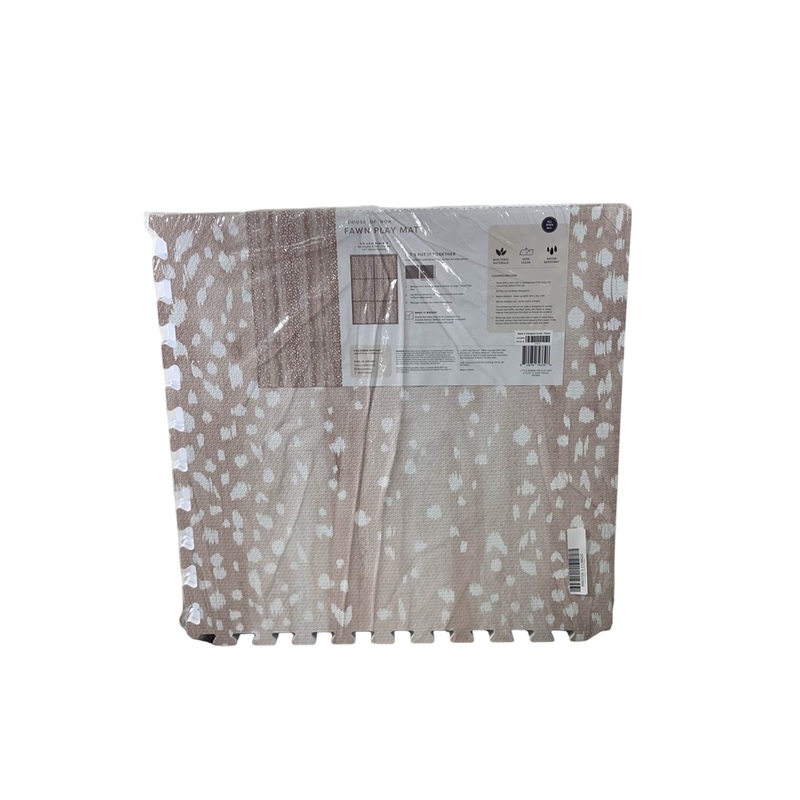 House Of Noa Little Nomad Play Mat, 4×6′, Brown, Fawn