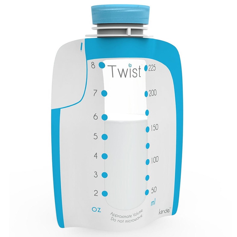 Kiinde Twist Pouch Milk Storage Pouch, 8 oz, 40pk