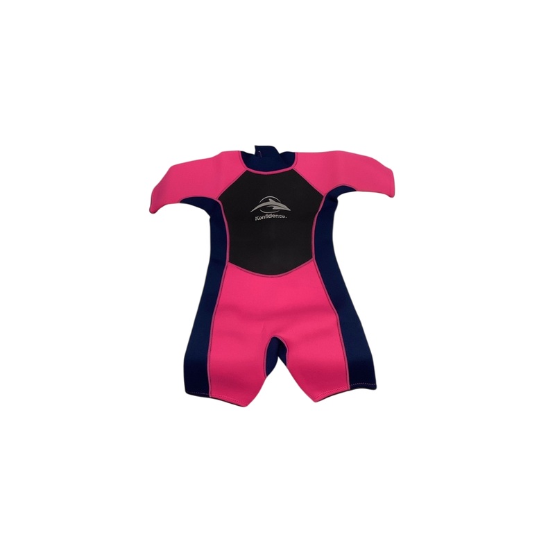 Konfidence Shortie Child Wetsuit, Pink, 11-12 yrs