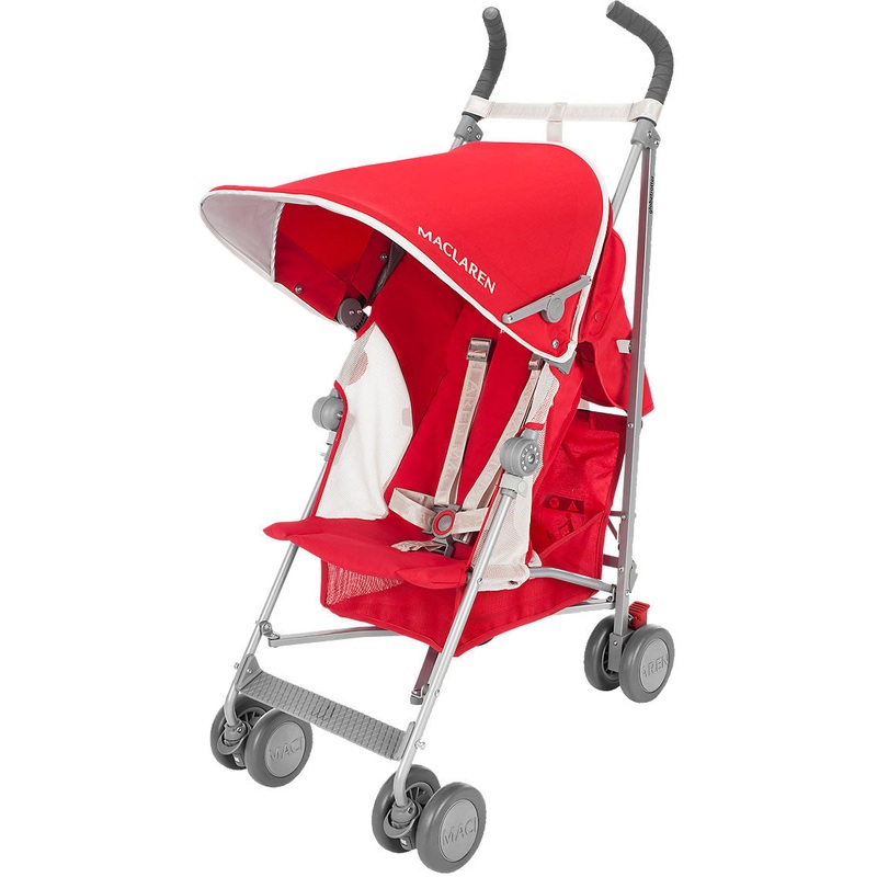 Maclaren Open Box 2016/2017 Globetrotter Stroller – Cardinal/White