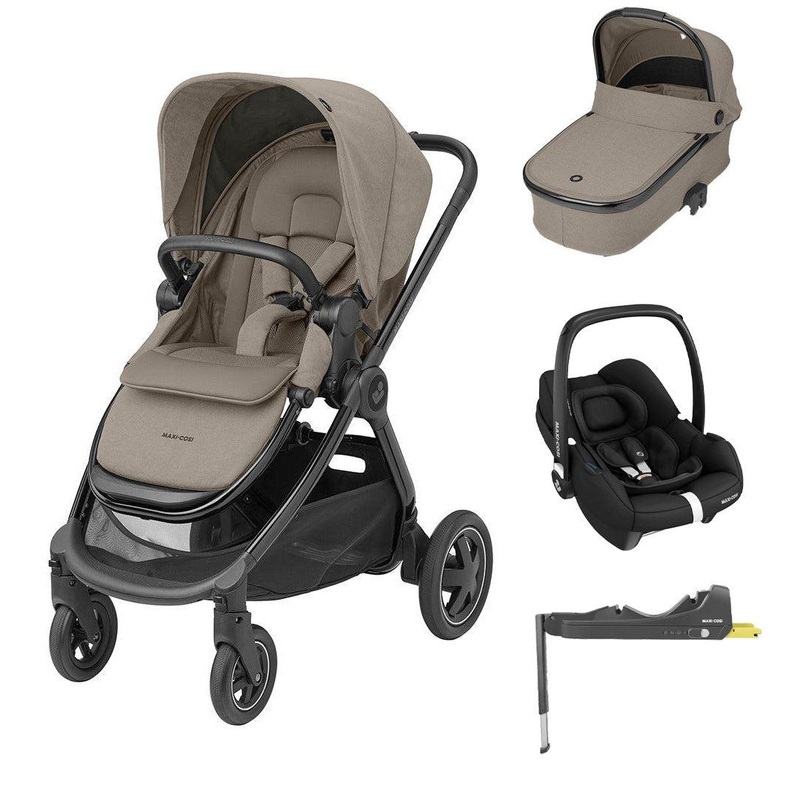 Maxi-Cosi Adorra Luxe + Cabriofix i-Size Travel System – Twillic Truffle