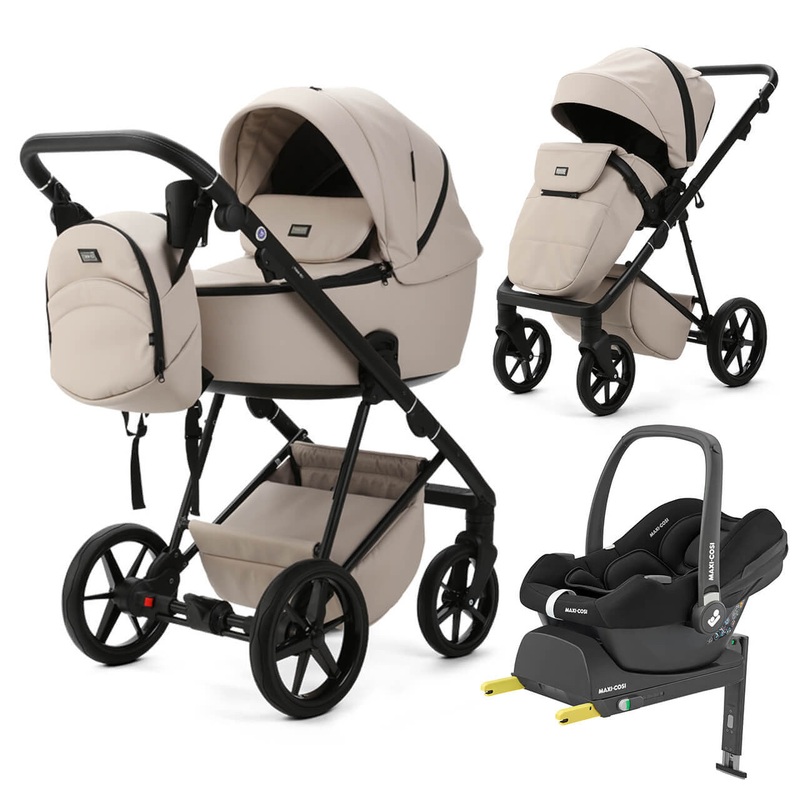 Mee-Go Milano Evo 3-in-1 Cabriofix Plus Base Travel System – Sahara