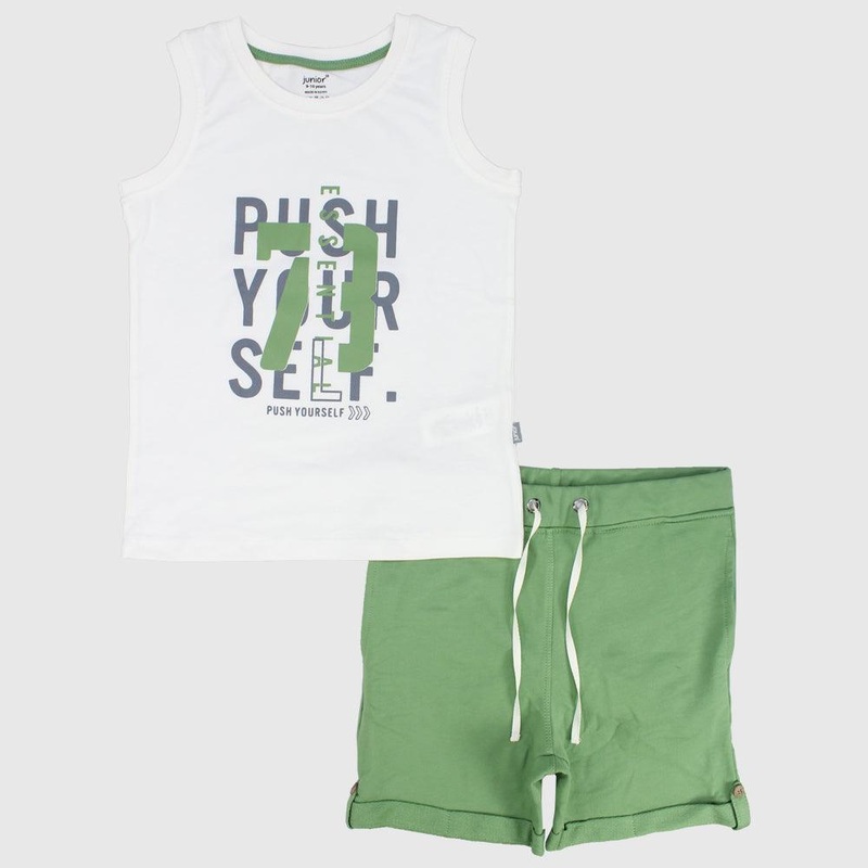 “Push Yourself” Sleeveless Pajama