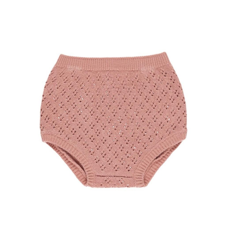 Quincy Mae – Organic Knit Bloomer – Lipstick