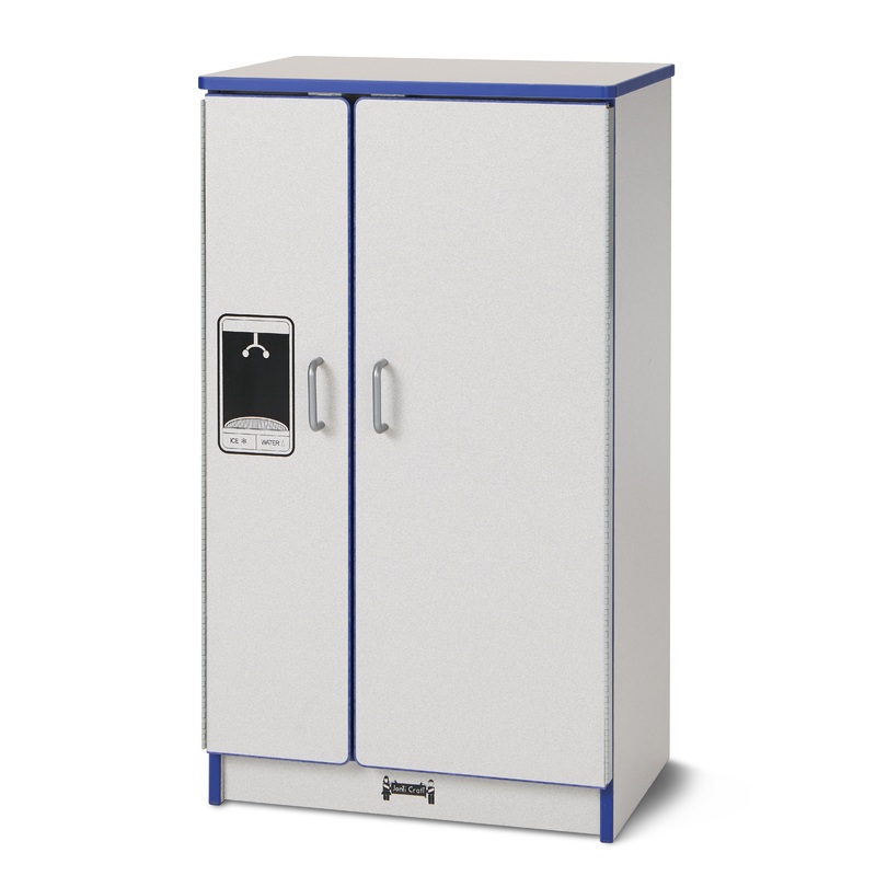 Rainbow Accents Culinary Creations Kitchen Refrigerator – Black