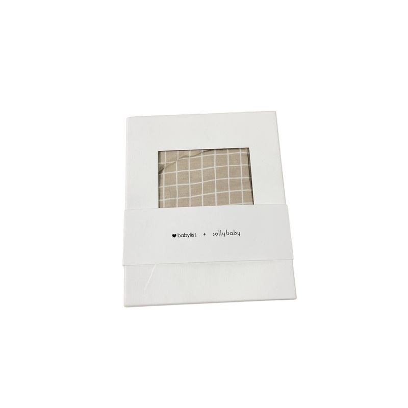 Solly Baby Wrap, Taupe Grid