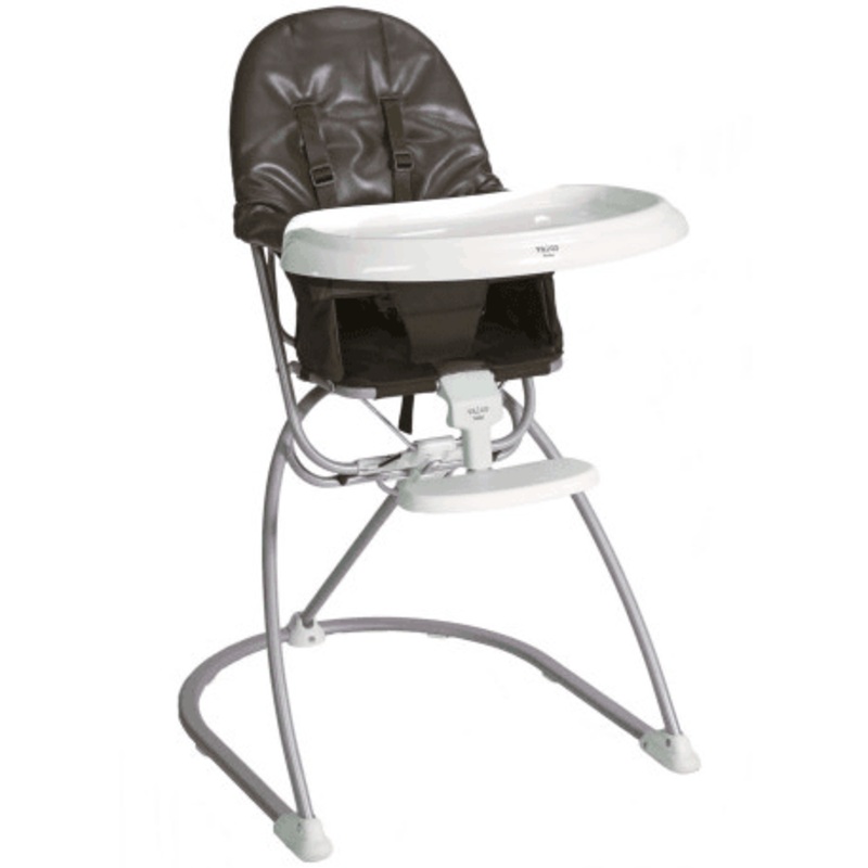 Valco Astro Compact Leatherette High Chair – Chocolate