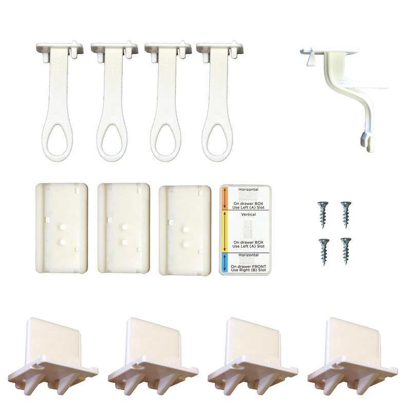 Adhesive Top Drawer Latch – 4 Pack