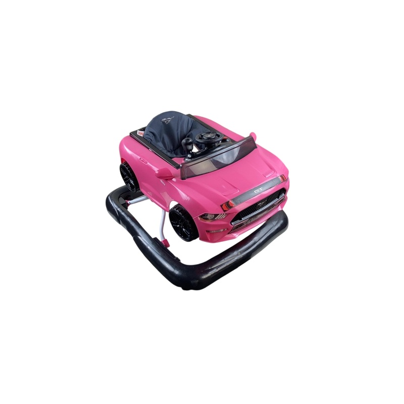 Bright Starts Ways To Play 4-In-1 Baby Activity Walker, Mustang, Pink