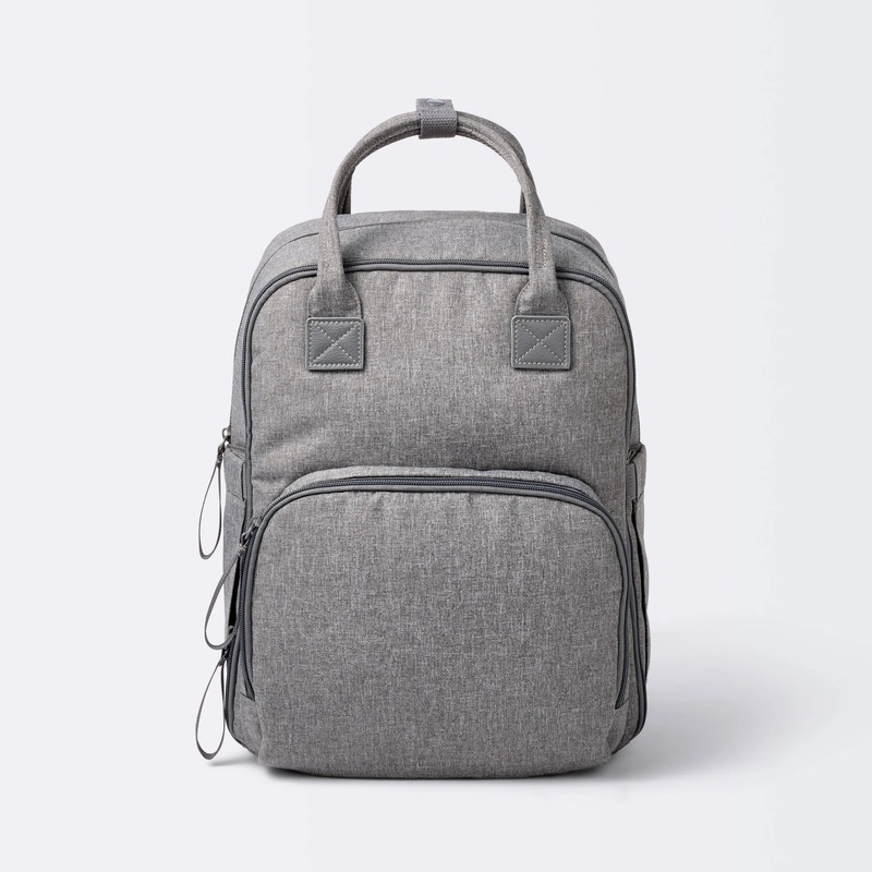 Cargo Diaper Backpack – Gray –