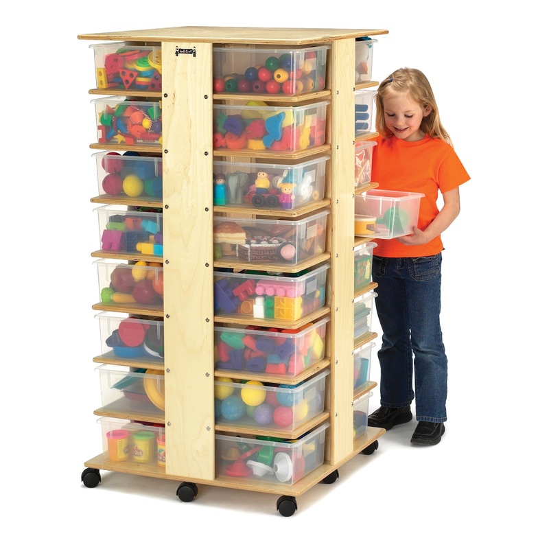 Jonti-Craft 32 Tub Tower – with Colored Tubs