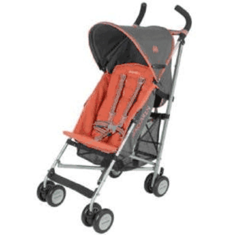 Maclaren Triumph Stroller in Orange Charcoal