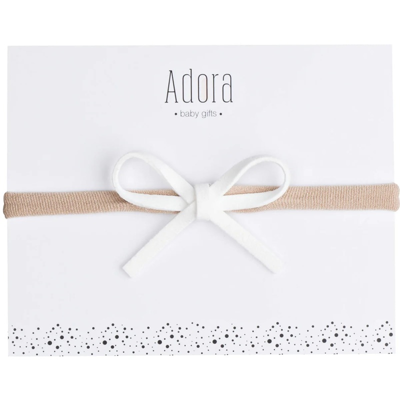 Mini Classic Headband – White