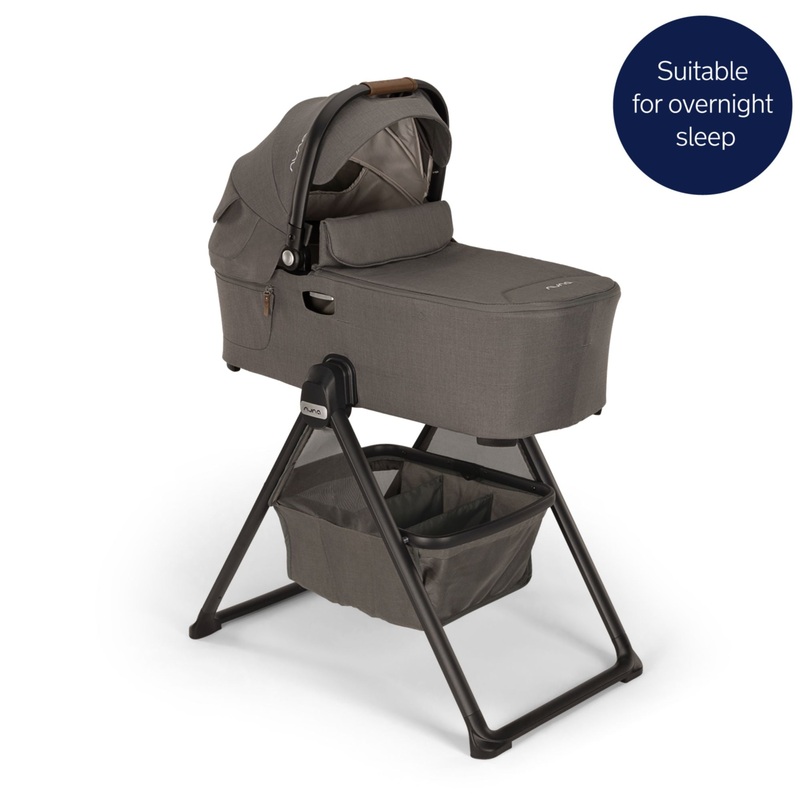 Nuna – DEMI Next Bassinet + Stand – Granite