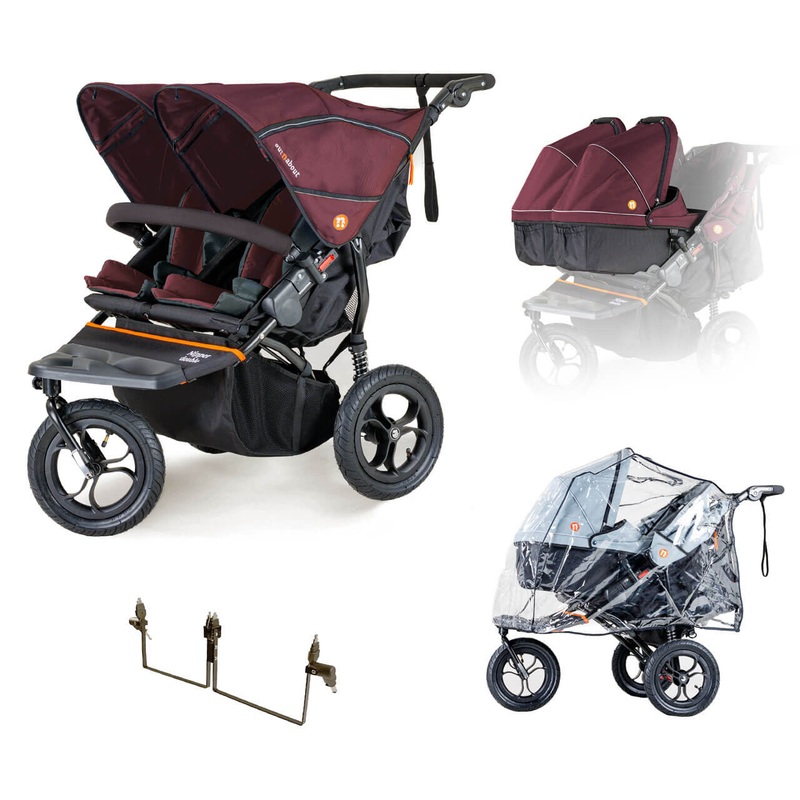 Out n About – Nipper Double V5 Twin Starter Bundle – Brambleberry Red