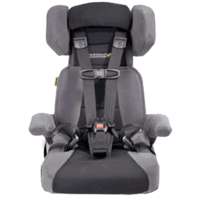 SafeGuard GO Portable Booster Car Seat in New Grey