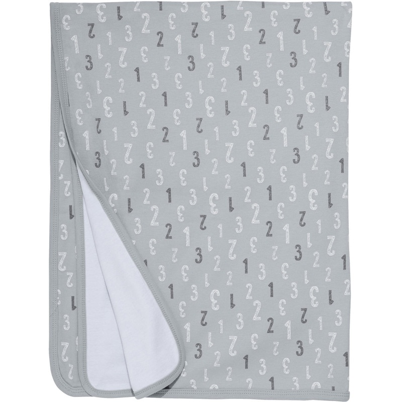 Skip Hop ABC-123 Reversible Welcome Blanket – Grey