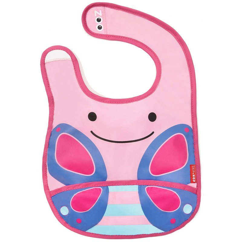 Skip Hop Zoo Tuck-Away Bib – Butterfly