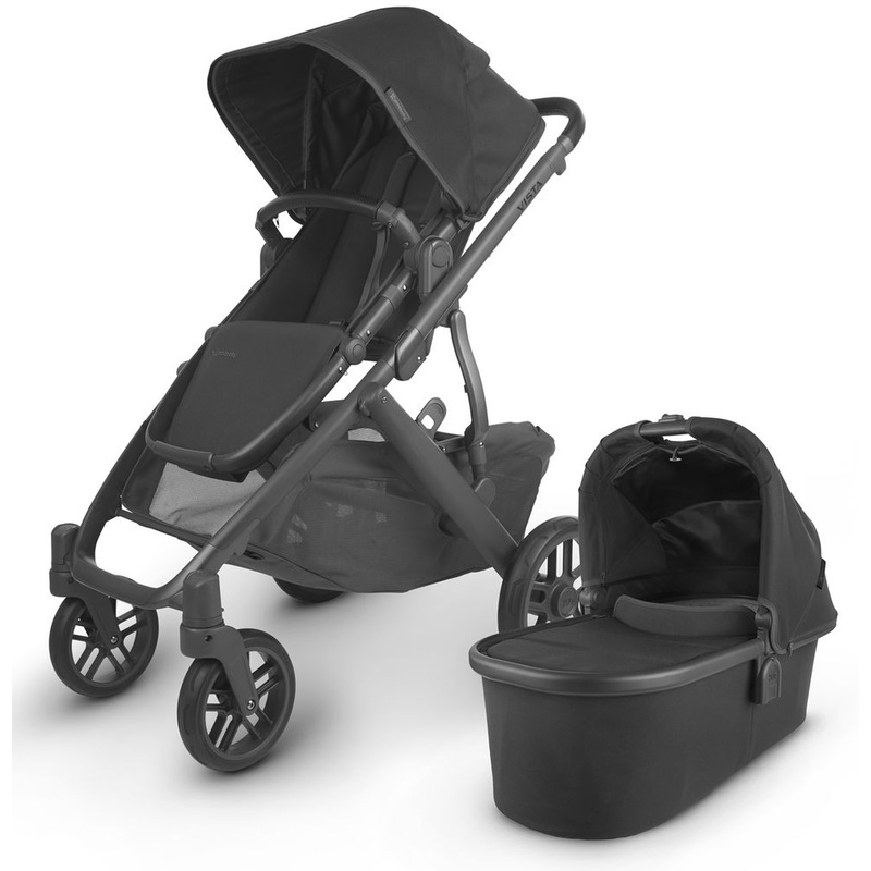 UPPAbaby Open Box 2020 Vista V2 Stroller – Jake (Black/Carbon/Black Leather)