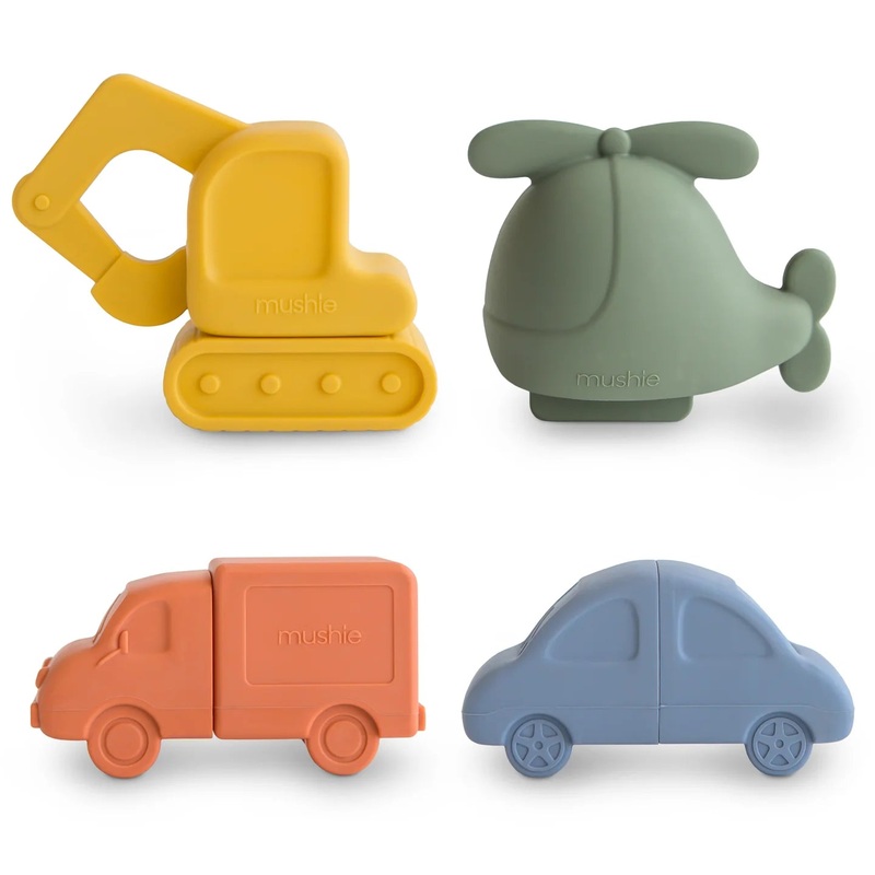 Vehicles Mold Free Bath Play Set – 4 Pack
