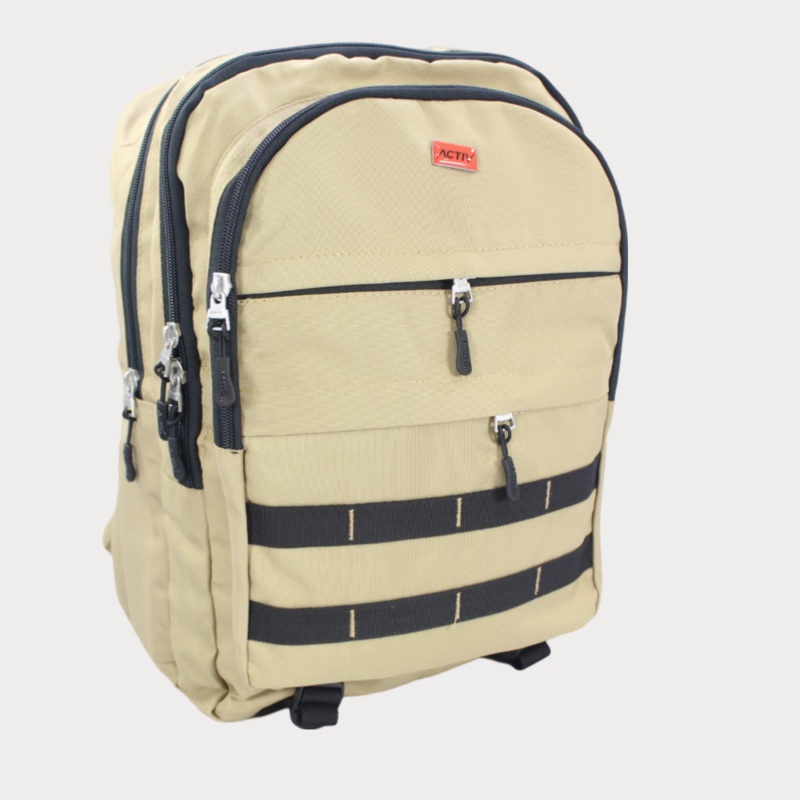 Beige Laptop Backpack