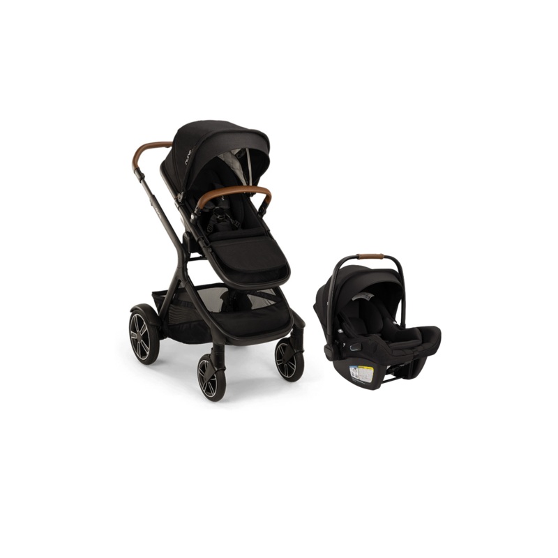 Demi Next Stroller + Pipa Aire RX – Caviar – ON BACKORDER (see description)