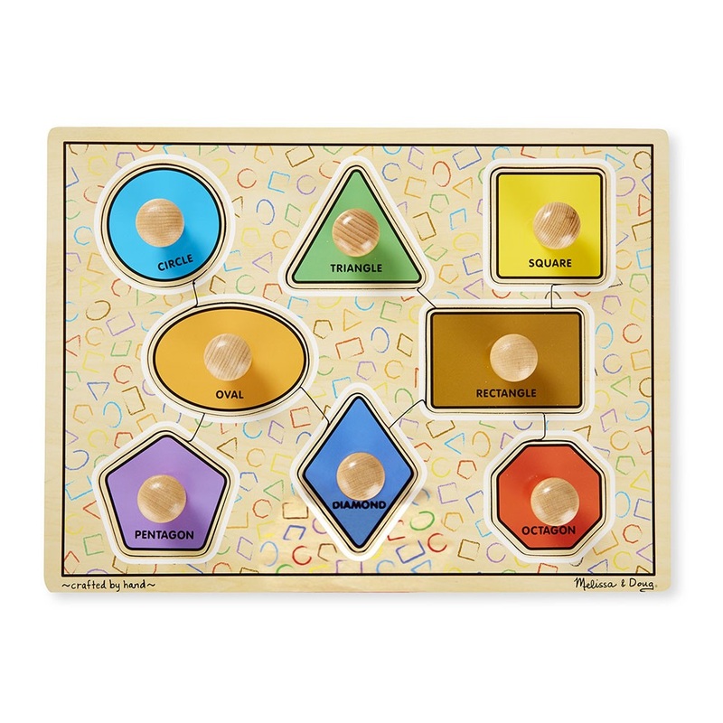 Geometric Shapes Jumbo Knob Puzzle