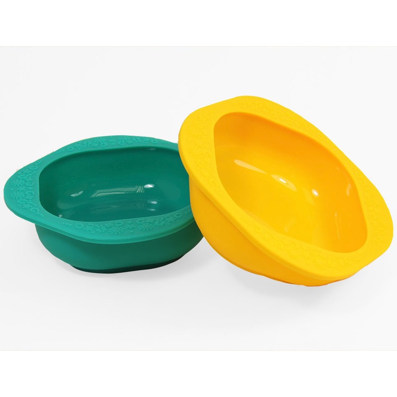Marcus & Marcus Silicone Bowls, 2-Pack – Ollie the Elephant & Lola the Giraffe