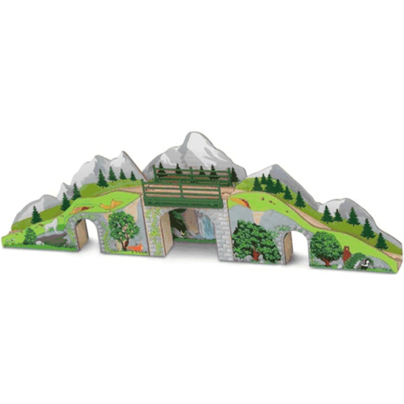 Melissa & Doug Mountain Bridge & Tunnel