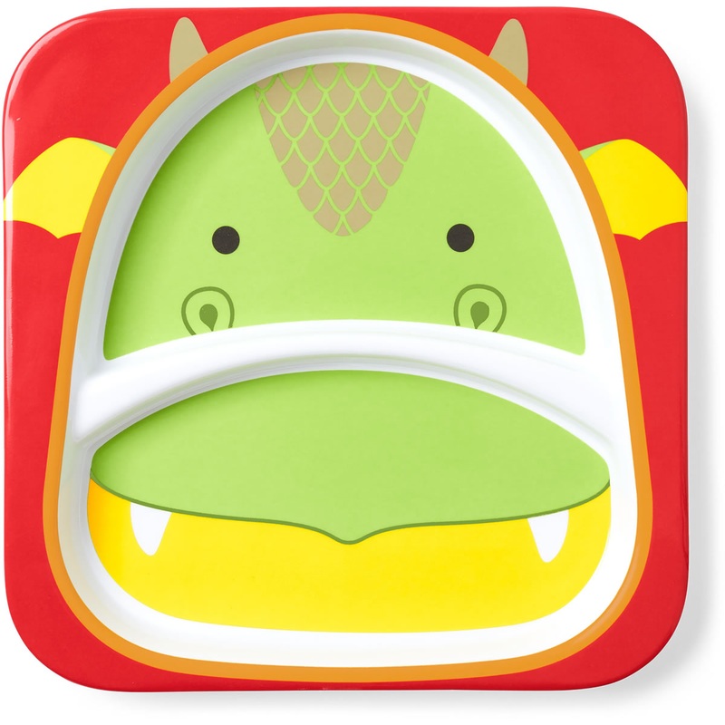 Skip Hop Zoo Divided Plate – Dragon