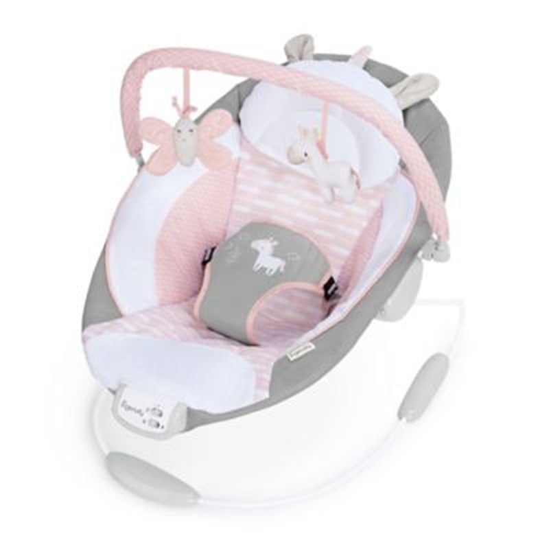 Soothing Baby Bouncer with Vibrating Infant Seat – Flora