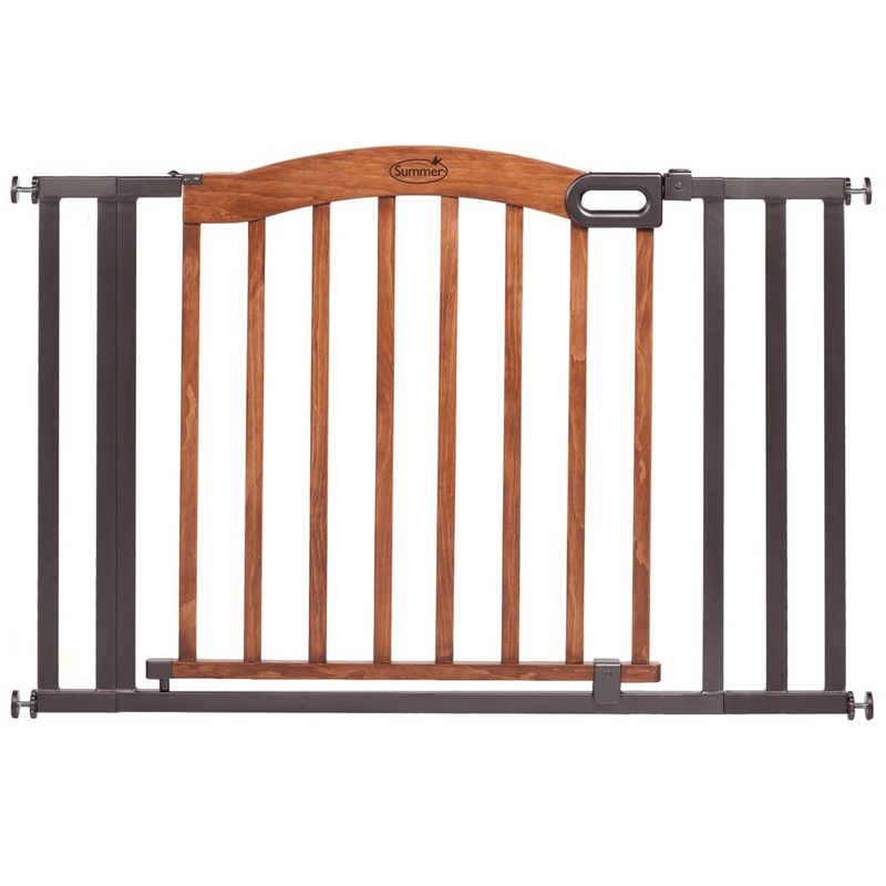 Summer Infant Extra Wide Wood & Metal Gate