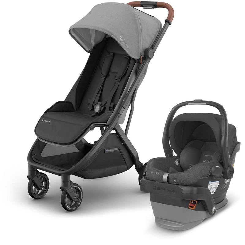 UPPAbaby Minu V3 Compact Stroller + Mesa V2 Travel System Bundle – Greyson / Greyson