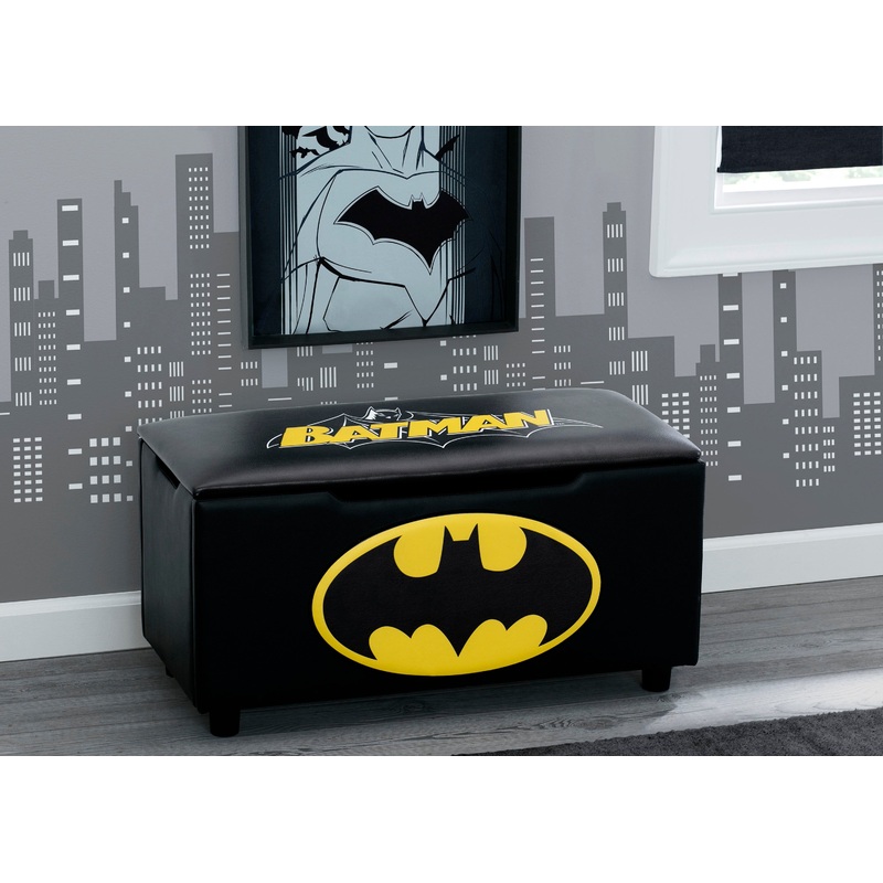 Batman Upholstered Storage Bench for Kids