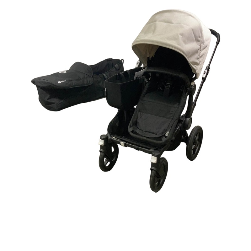 Bugaboo Donkey 5 Mono Stroller, 2023, Black, Midnight Black, Misty White
