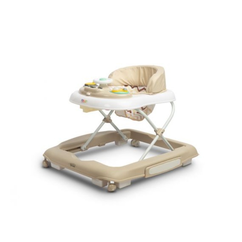 Caretero Toyz 2-in-1 Walker  Timon Beige: First Steps with Safety and Fun