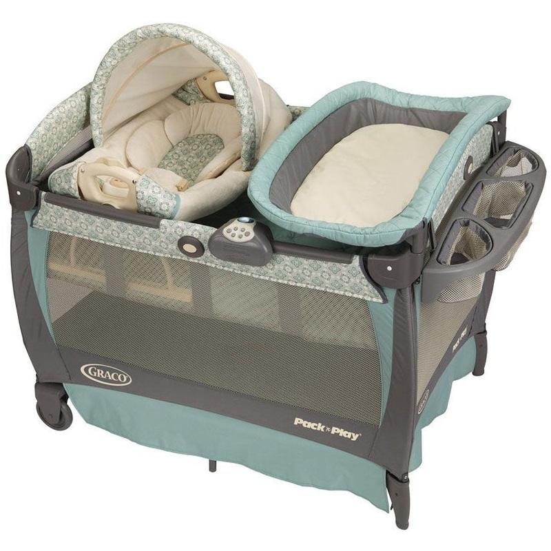 Graco Pack ‘n Play Playard with Cuddle Cove Rocking Seat – Winslet