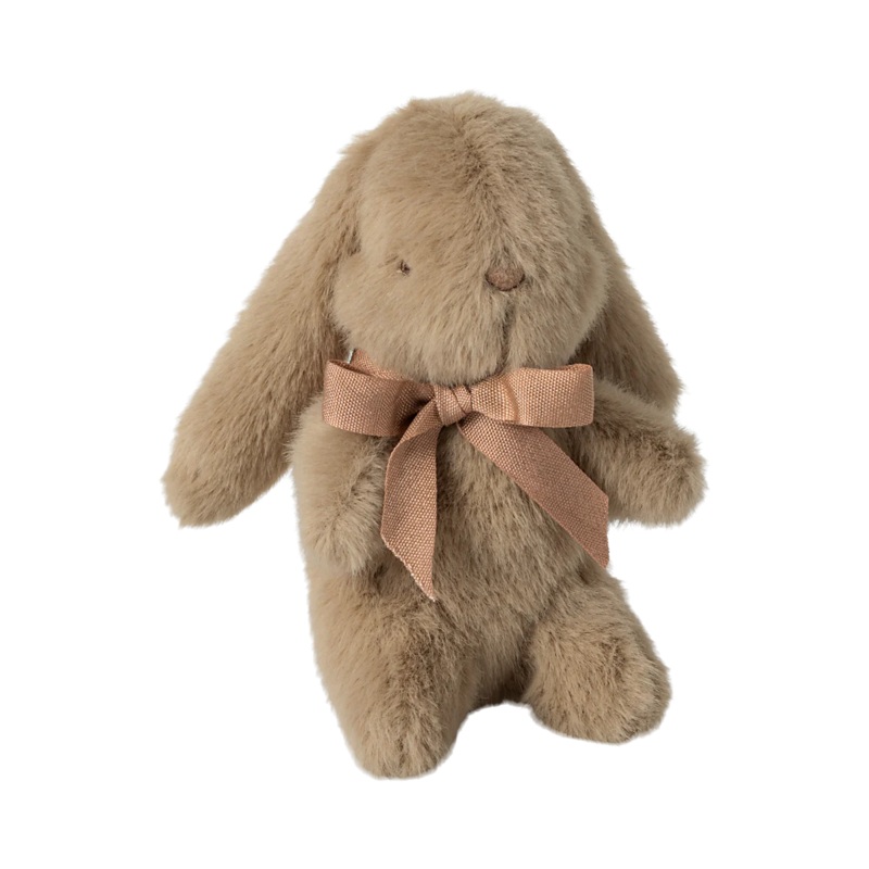 Maileg Plush Bunny, Mini – Dusty Brown